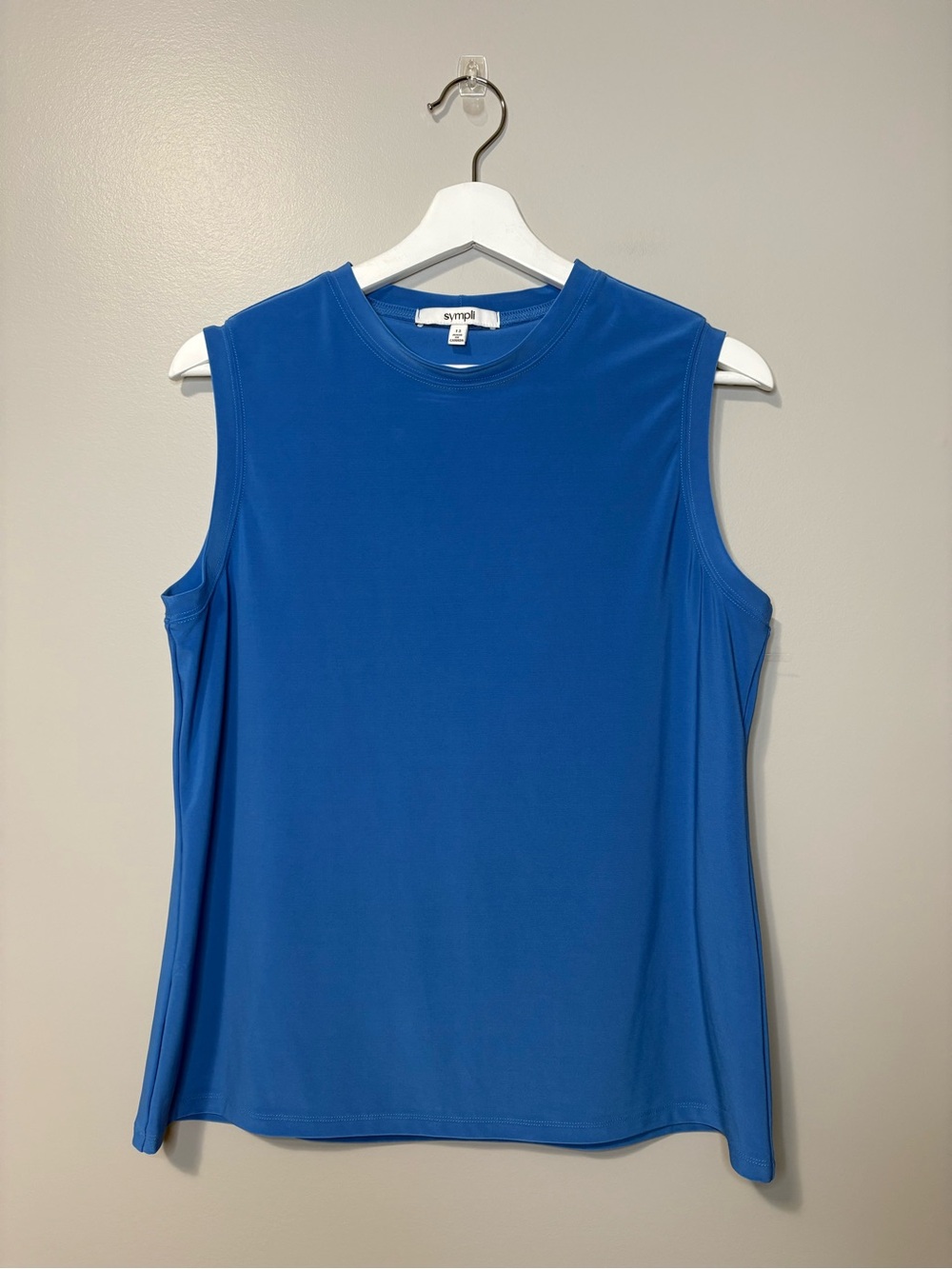 Sympli Crew Neck Slim Jersey Tank Style 21221